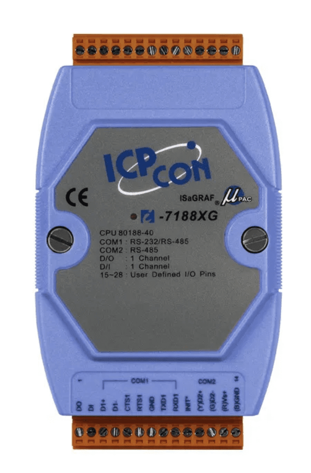 LR-7188XG - Controlador Programável ISaGRAF 5 Linguagens PLC IEC61131-3